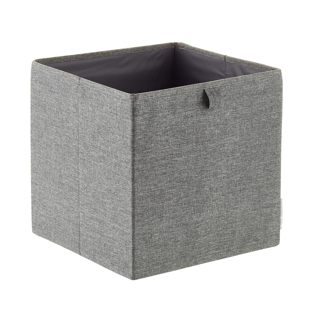 bigso grey fabric storage cube