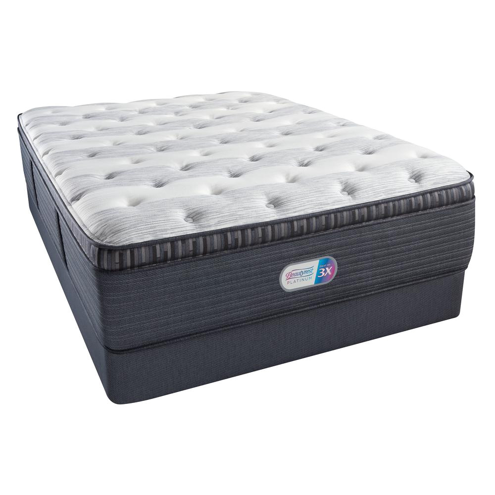 platinum haven pines luxury firm pillow top king mattress set