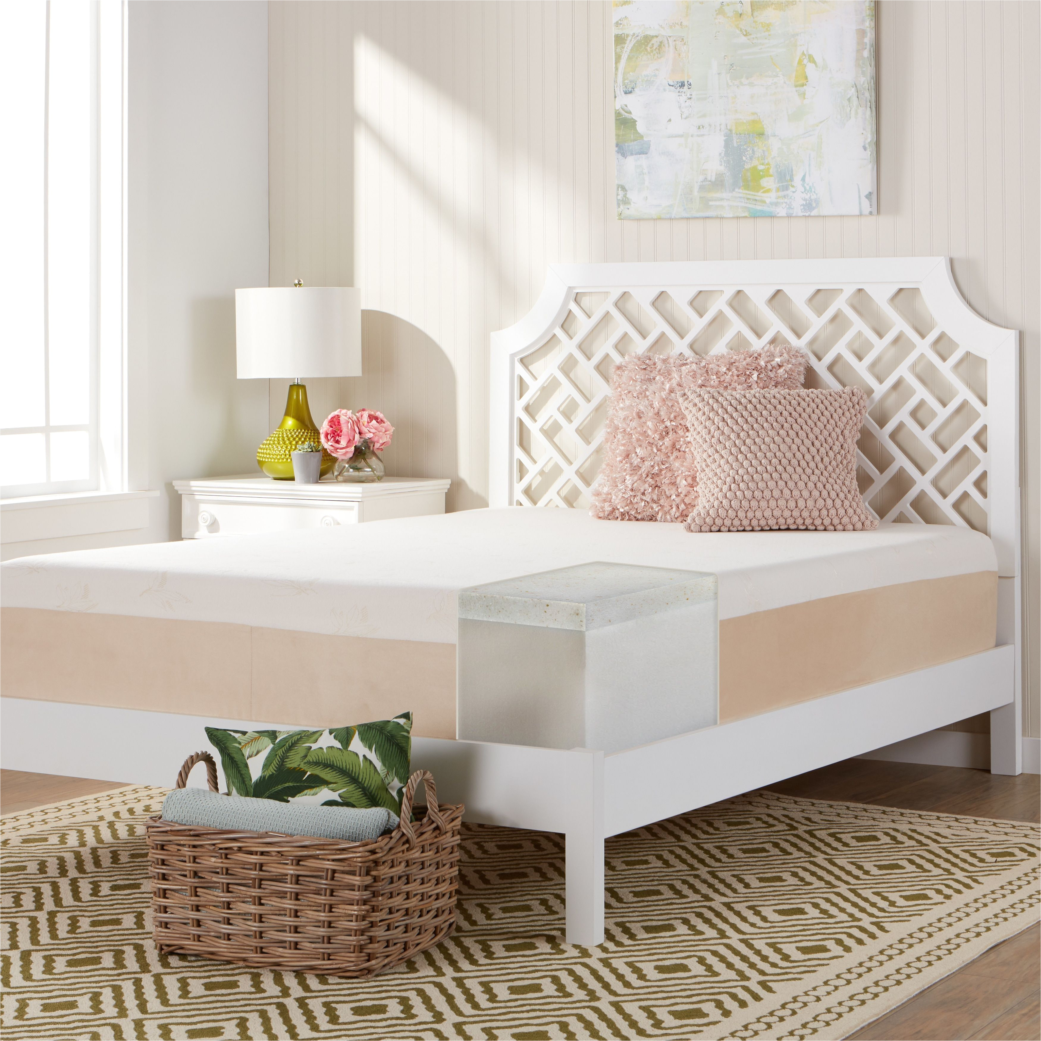 comfort dreams select a firmness 14 inch twin xl size copper brown gel memory foam mattress plush foammattress