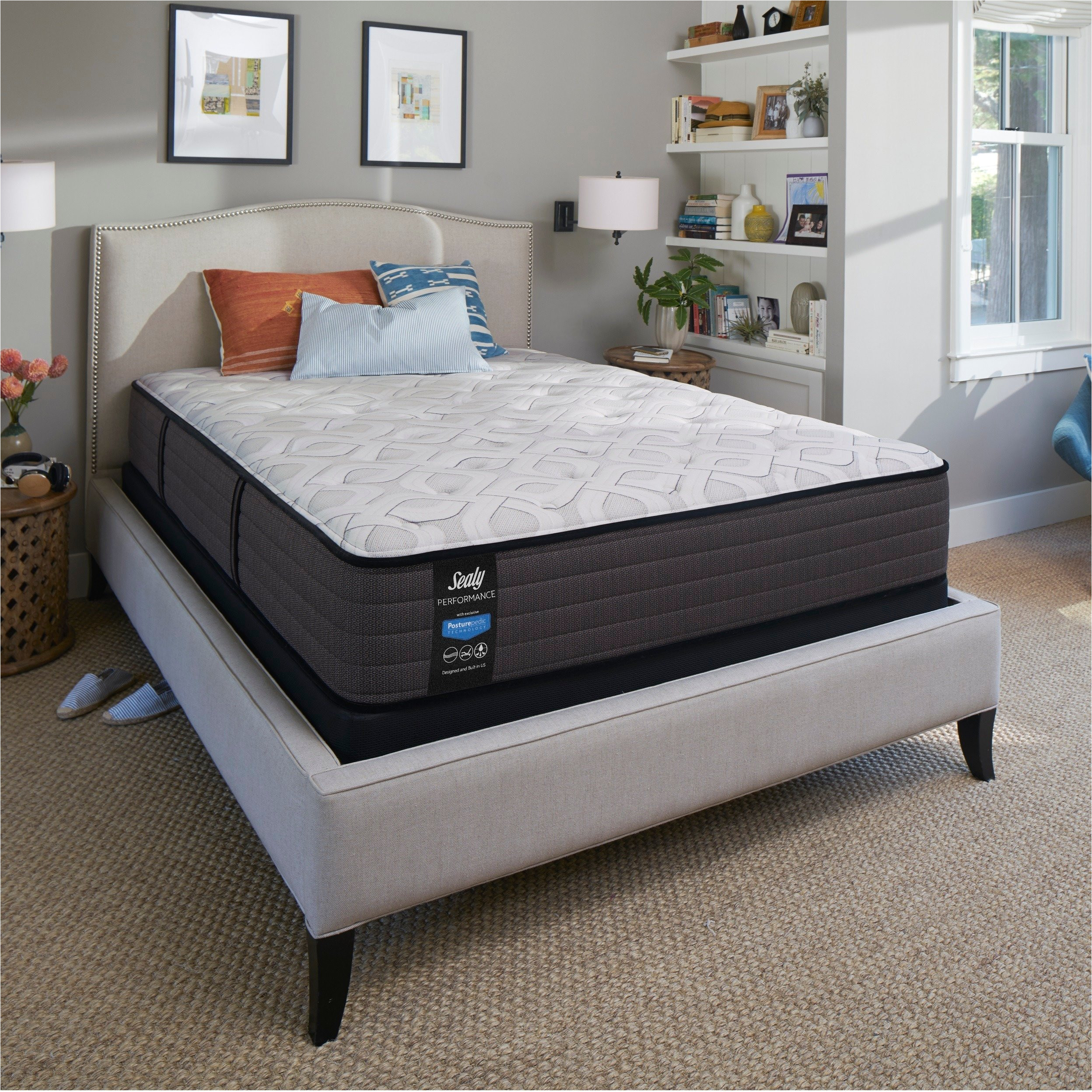 sealy response performance 11 inch cushion firm twin xl size mattress set free shipping today overstock 22931180