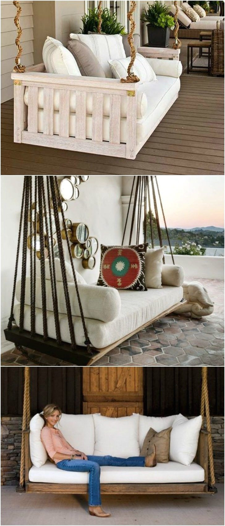 7 diy outdoor swings that ll make warm nights even better 6 is just stunning patiooutdoorfurniture best diy outdoor pallet recycled swing top