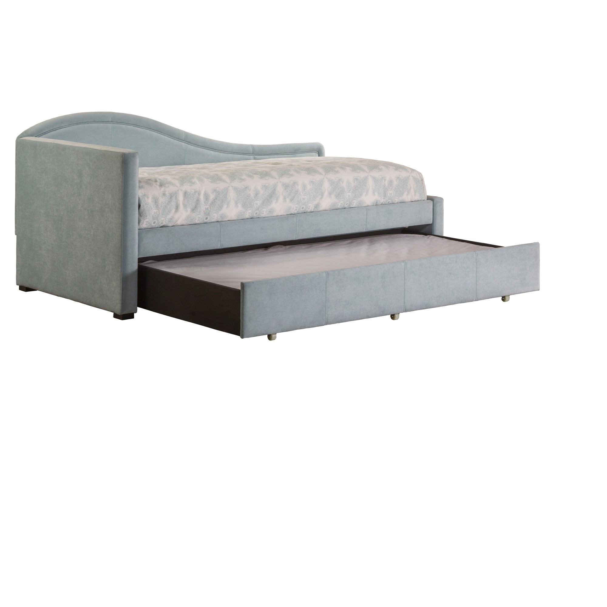 olivia daybed with trundle twin aqua blue hillsdale furniture light gray nep