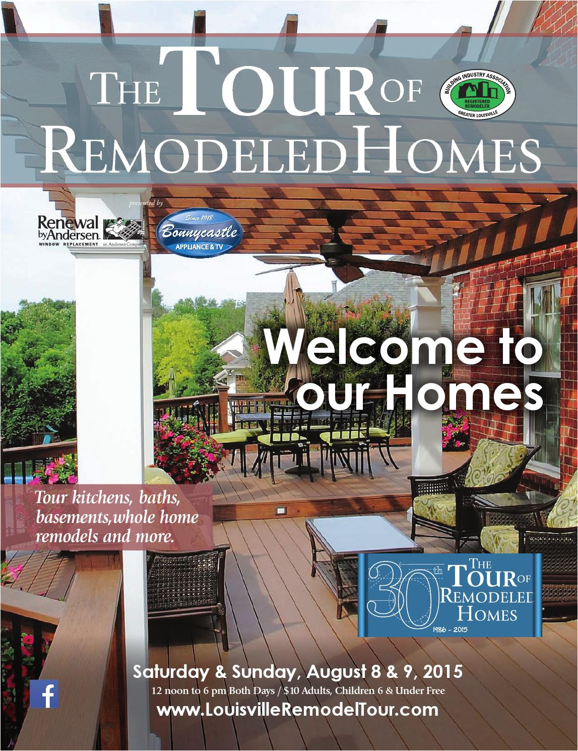Deck Builders Louisville Ky 2015 tour Of Remodeled Homes Book by Building Industry association