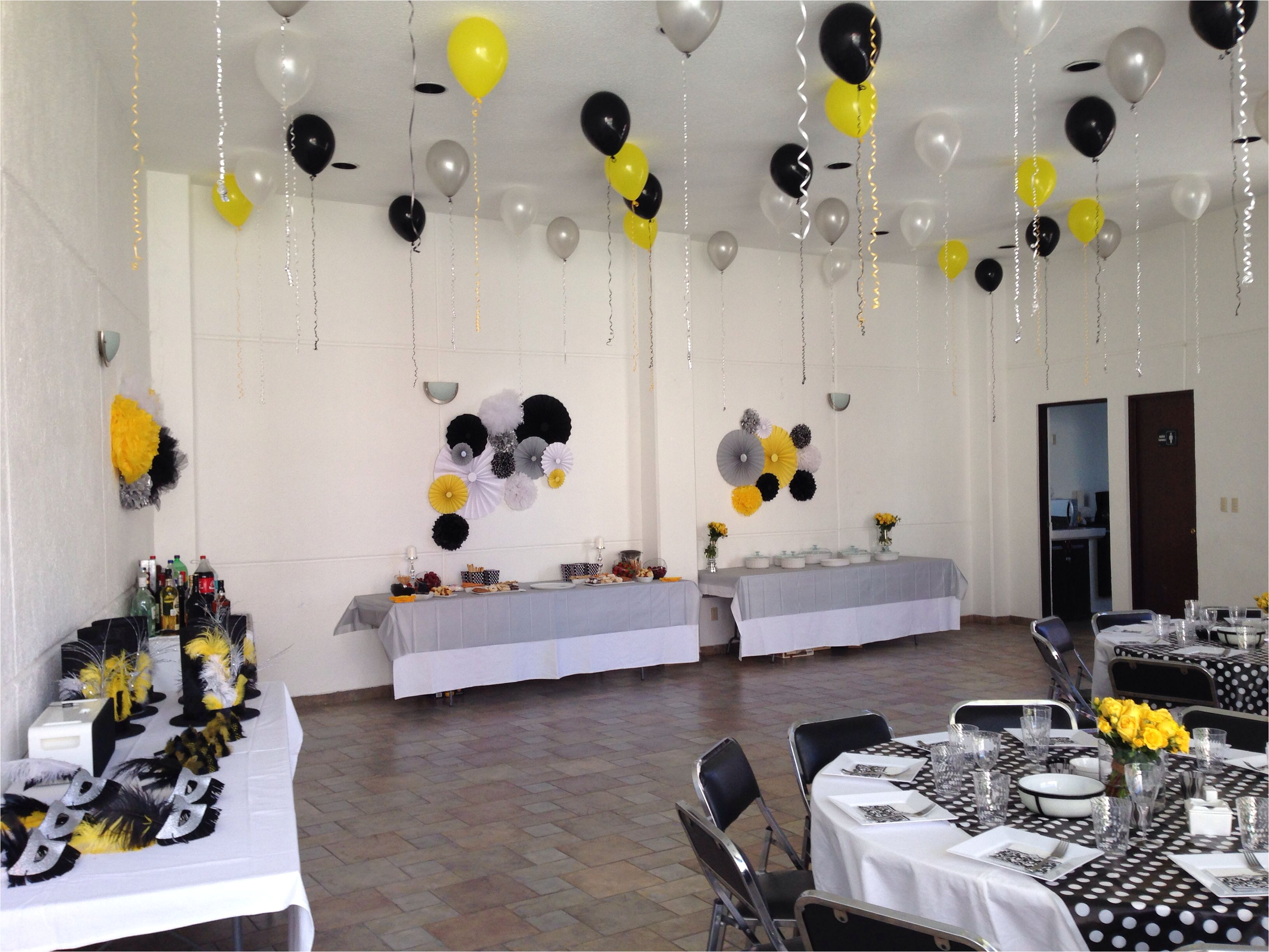 decoracia n fiesta blanco y negro party yellow party fiesta decoracia n blanco y negro amarillos globos decoracia n