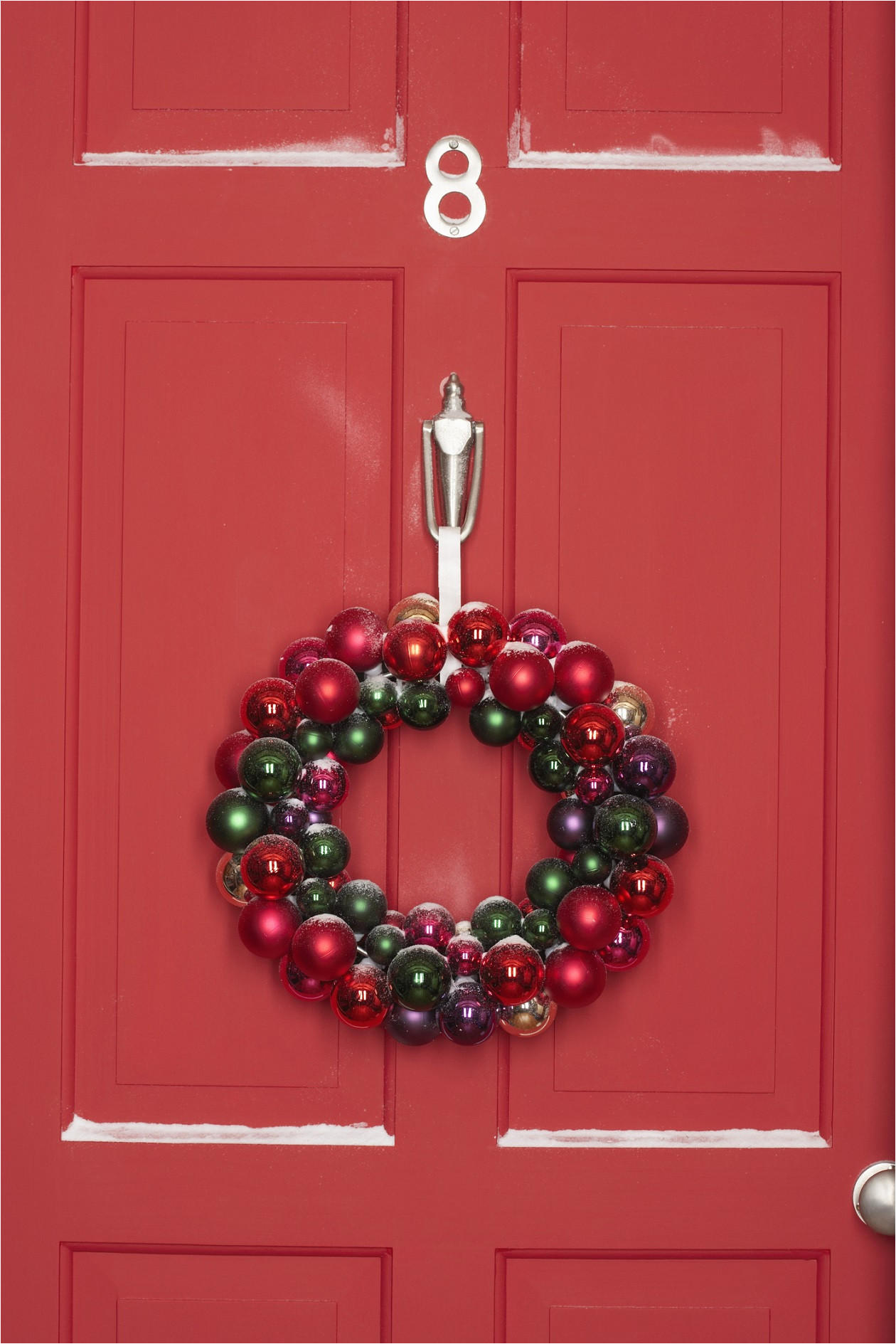 christmas wreath with decoracion puertas navideas