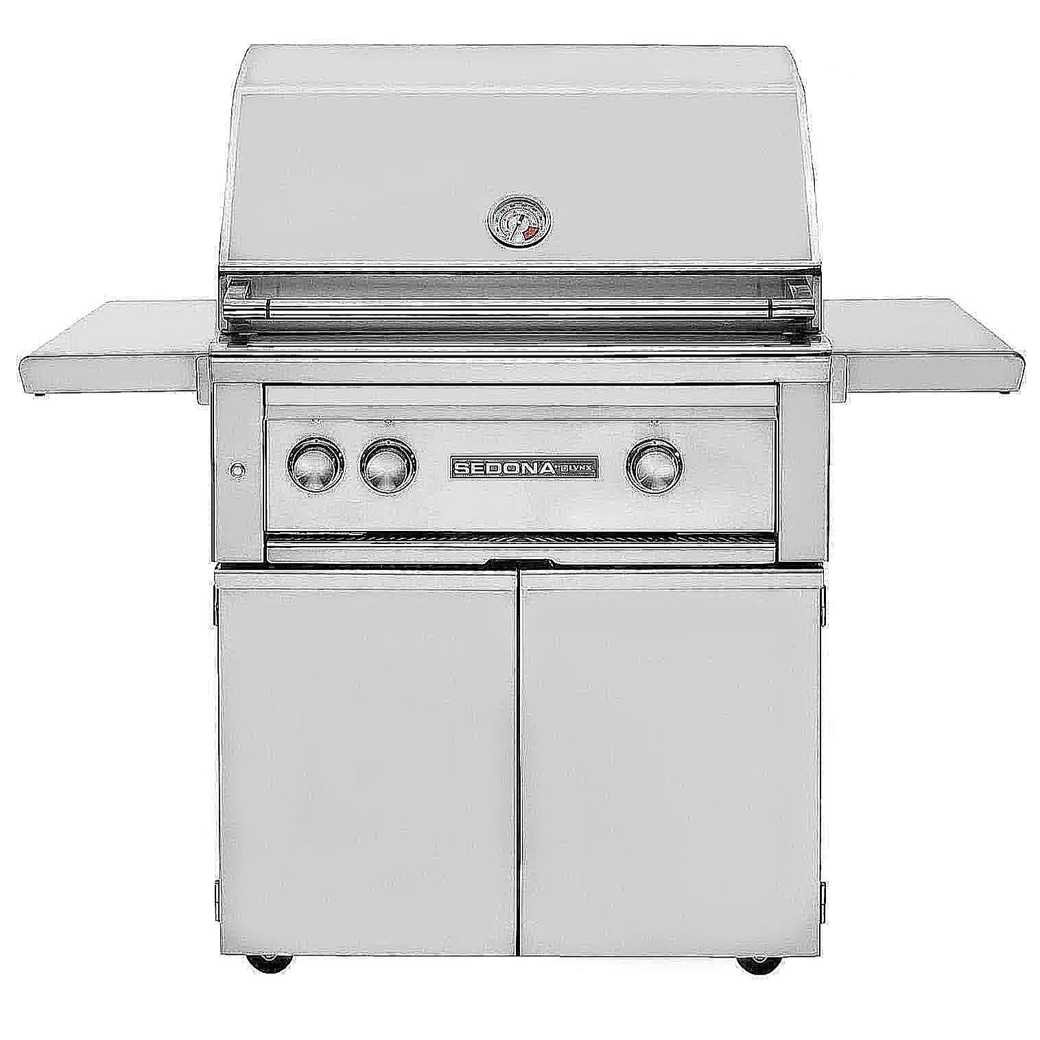 lynx sedona 36 inch freestanding