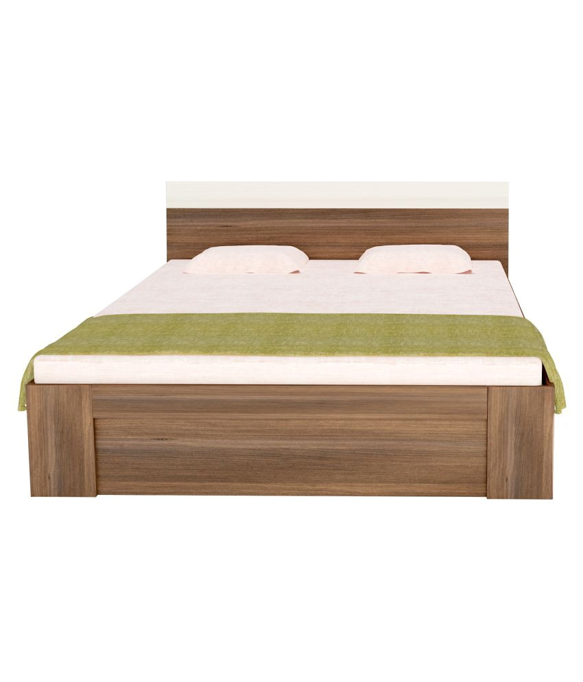 white cedar queen size double bed storage