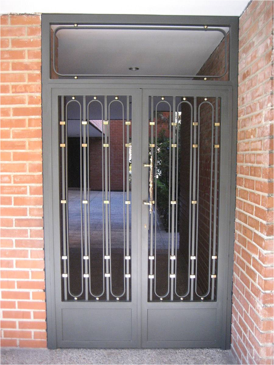 puertas de hierro modernas y de forja con imagen de puerta de hierro e 018 pue