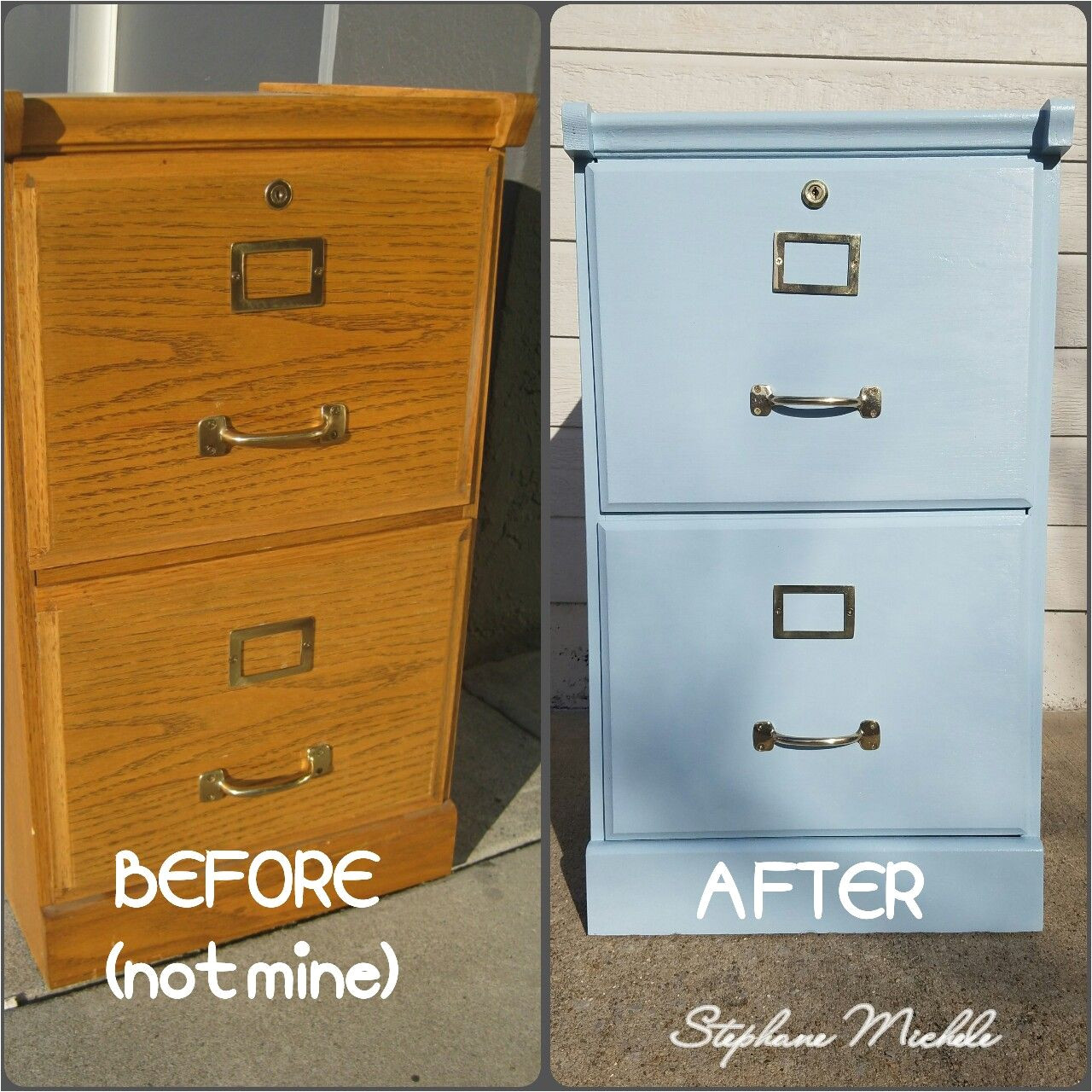 5 thrift store oak file cabinet makeover oak filecabinet furnituremakeover diy