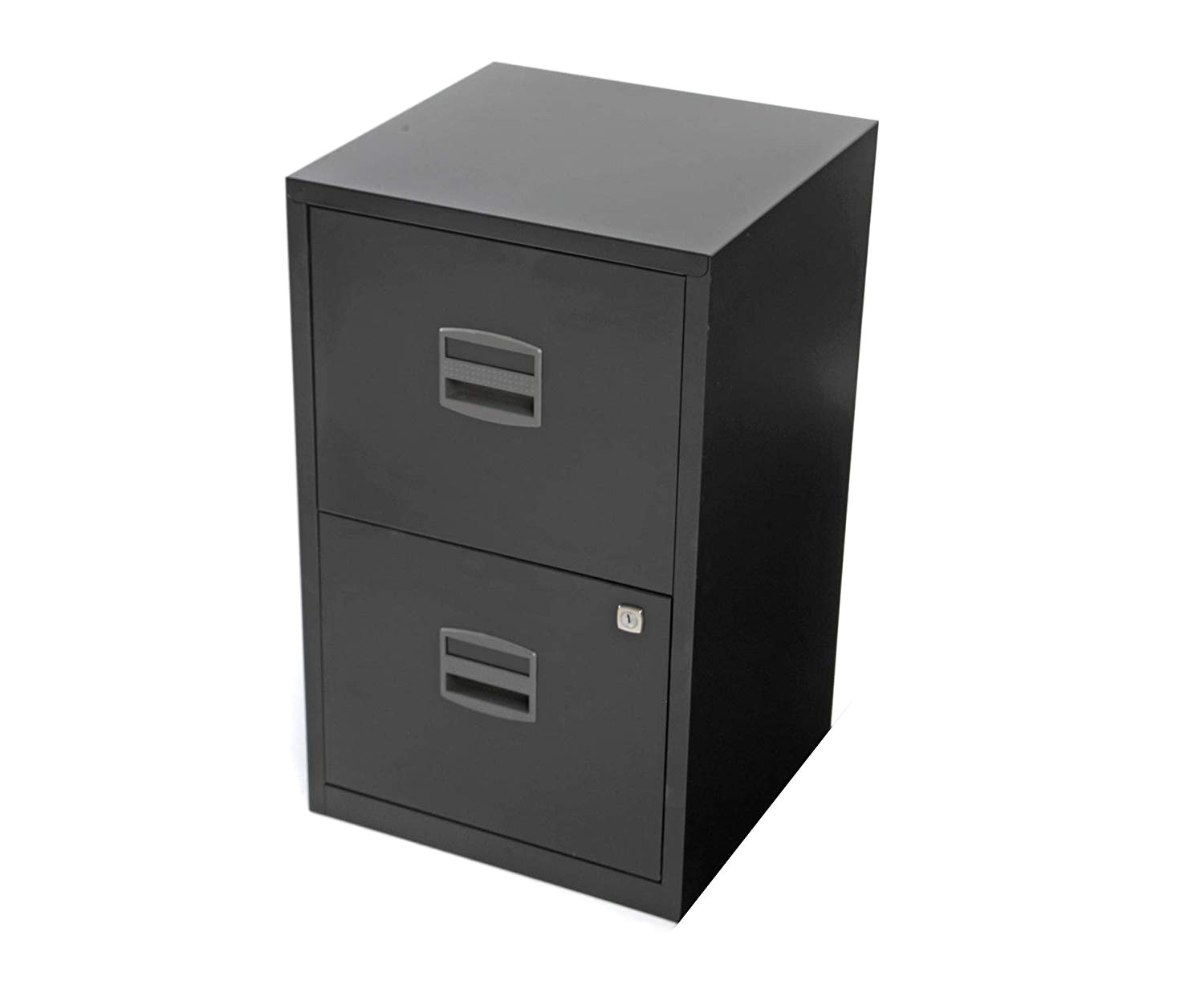 bisley steel 2 drawer filing cabinet black amazon co uk kitchen home