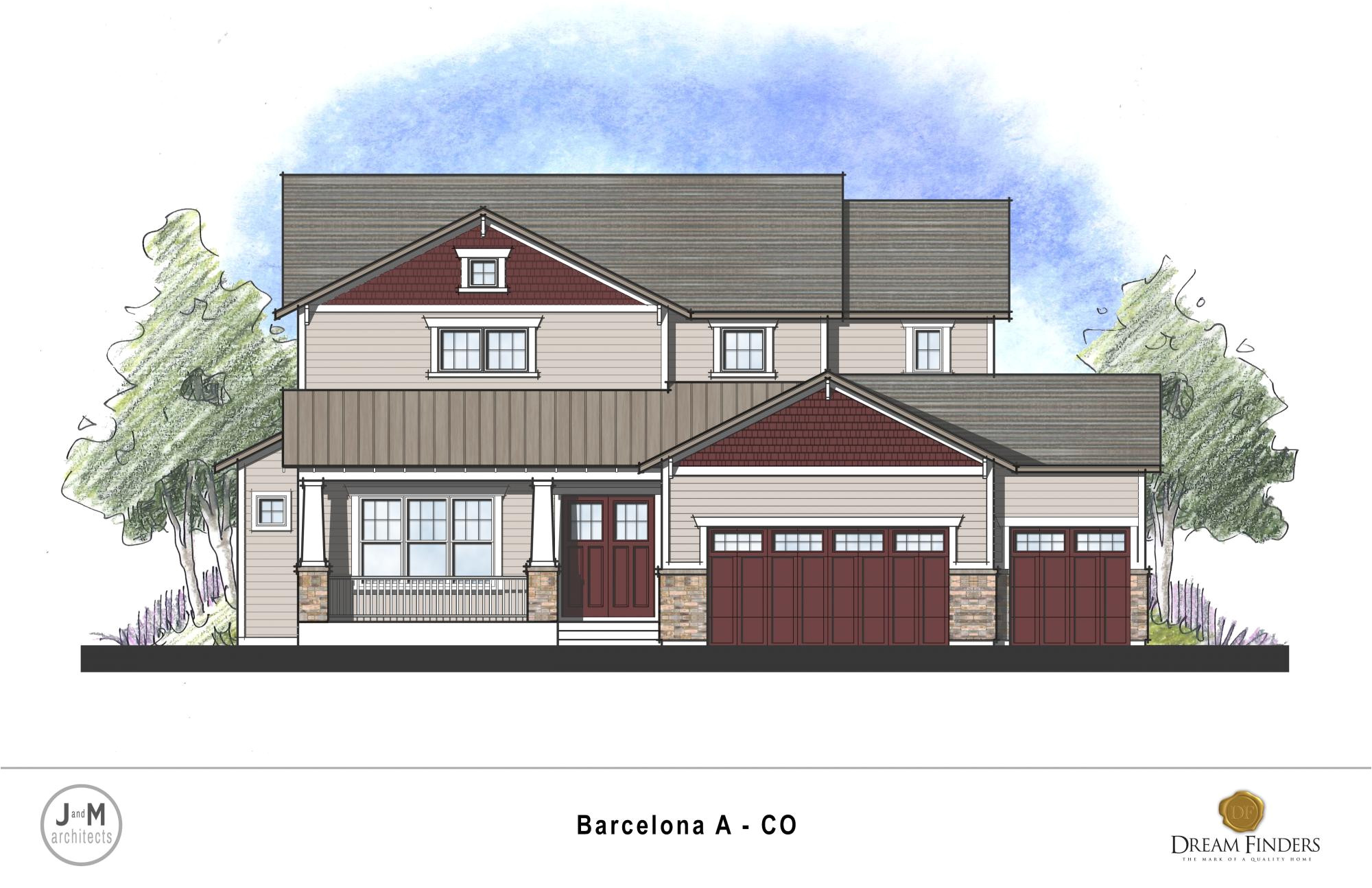 Dream Finders Homes Colorado Leyden Rock Barcelona Floorplan Available From Dream Finders Homes