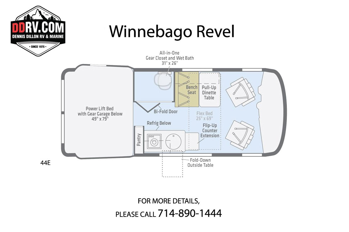 new 2019 winnebago revel 44e