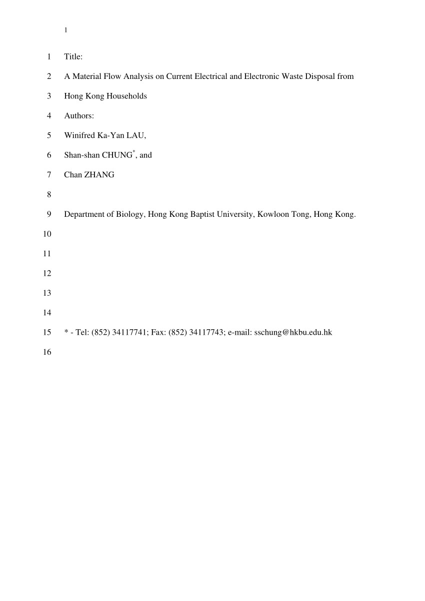 pdf estimation of future generated amount of e waste in the united states