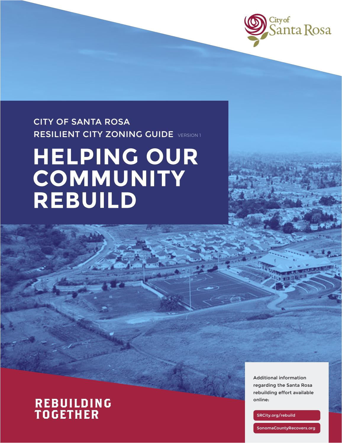 city of santa rosa resilient city zoning guide by city of santa rosa issuu