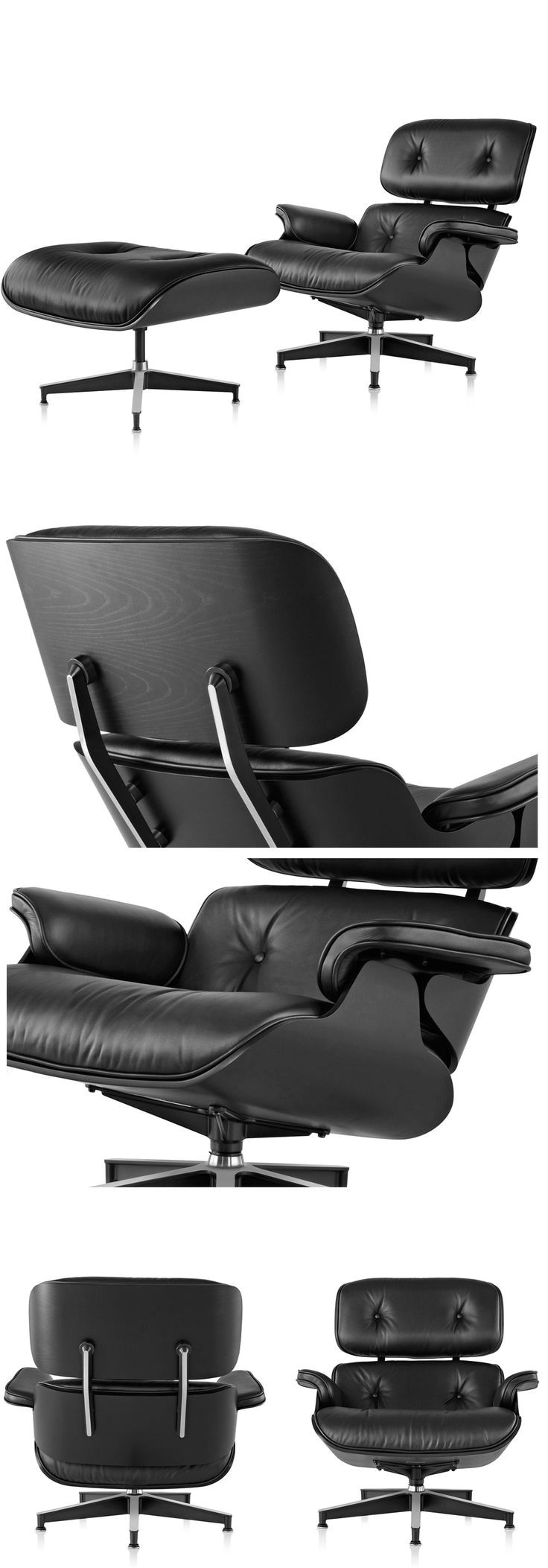 happy new year from the eames office with an ebony eames lounge chair and ottoman by