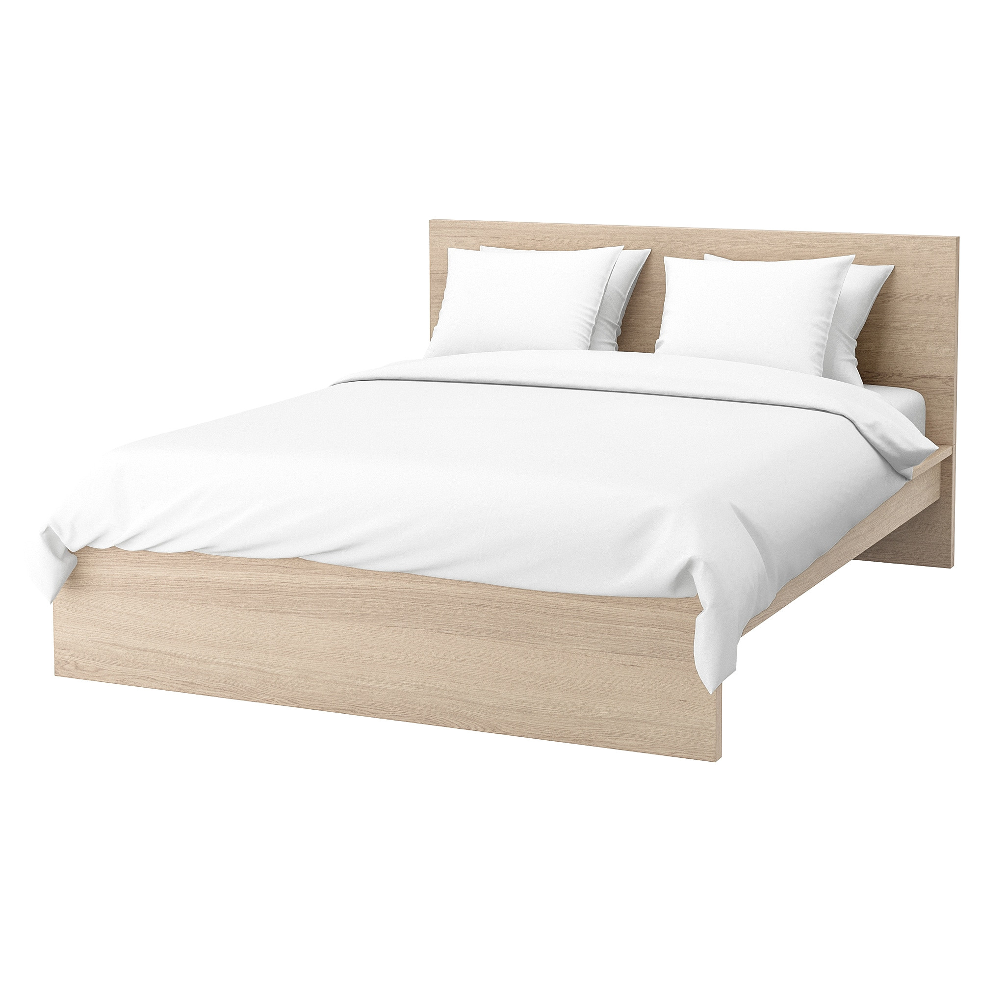 ikea malm bed frame high real wood veneer will make this bed age gracefully
