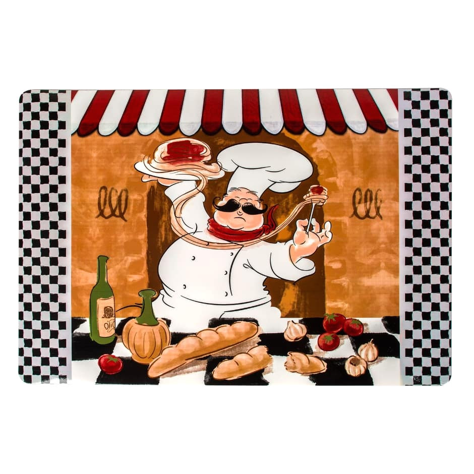 display product reviews for home collection chef vinyl placemats 12x18 in