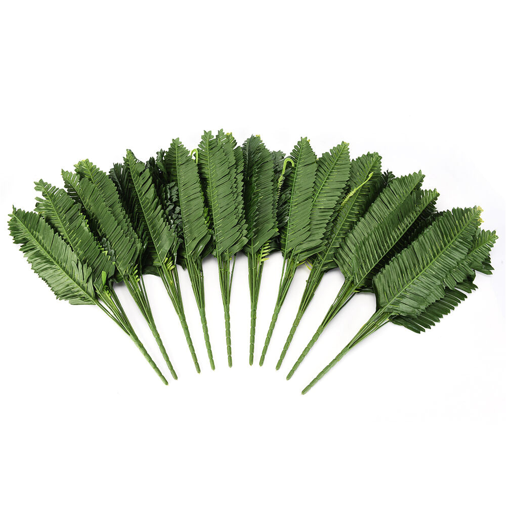 artificial simulation plant leaves false accessory part of palm tree leaf th ebay