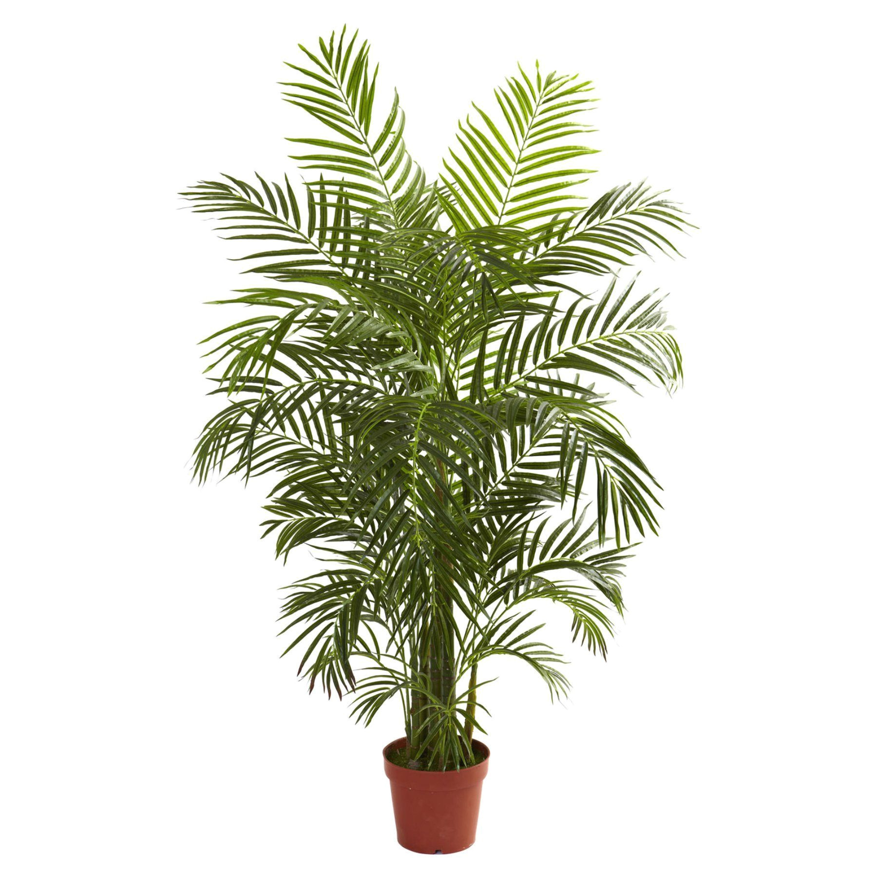 Fake Palm Trees for Sale Indoor Nearly Natural areca Uv Resistant Silk Palm Tree Products