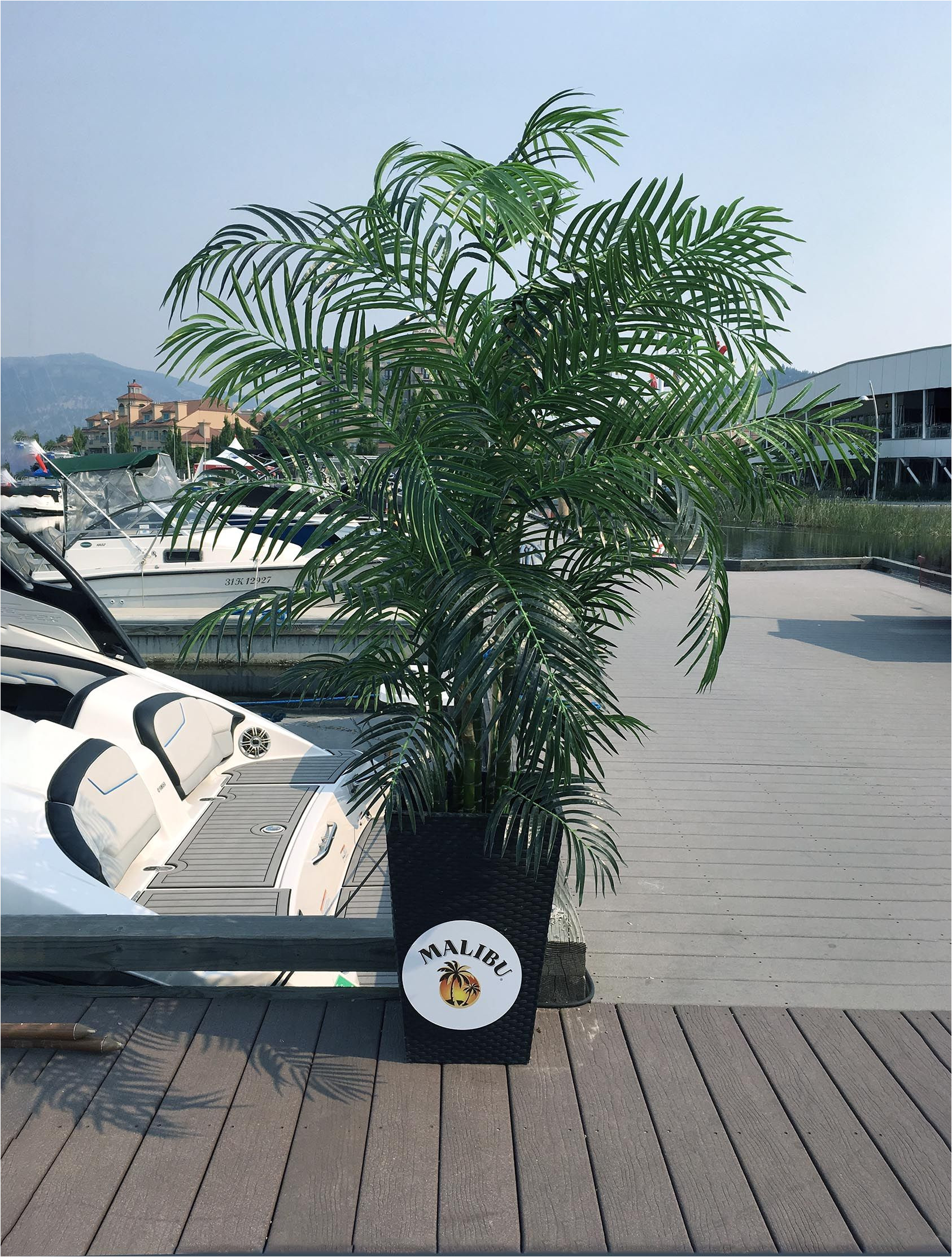 artificial silk palm tree 6 5 foot uv rated for outdoor and indoor