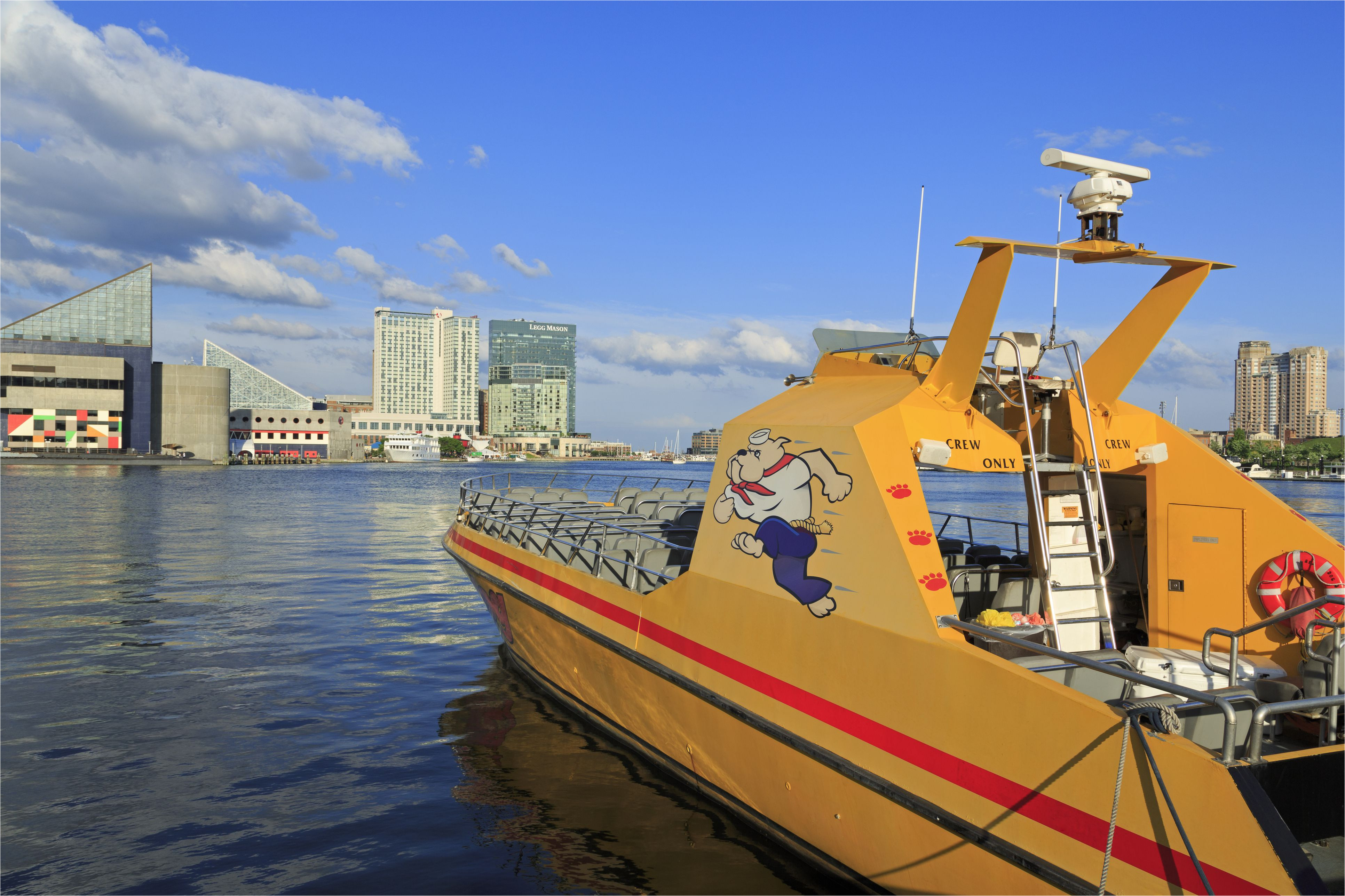 tour boat in the inner harbor baltimore maryland