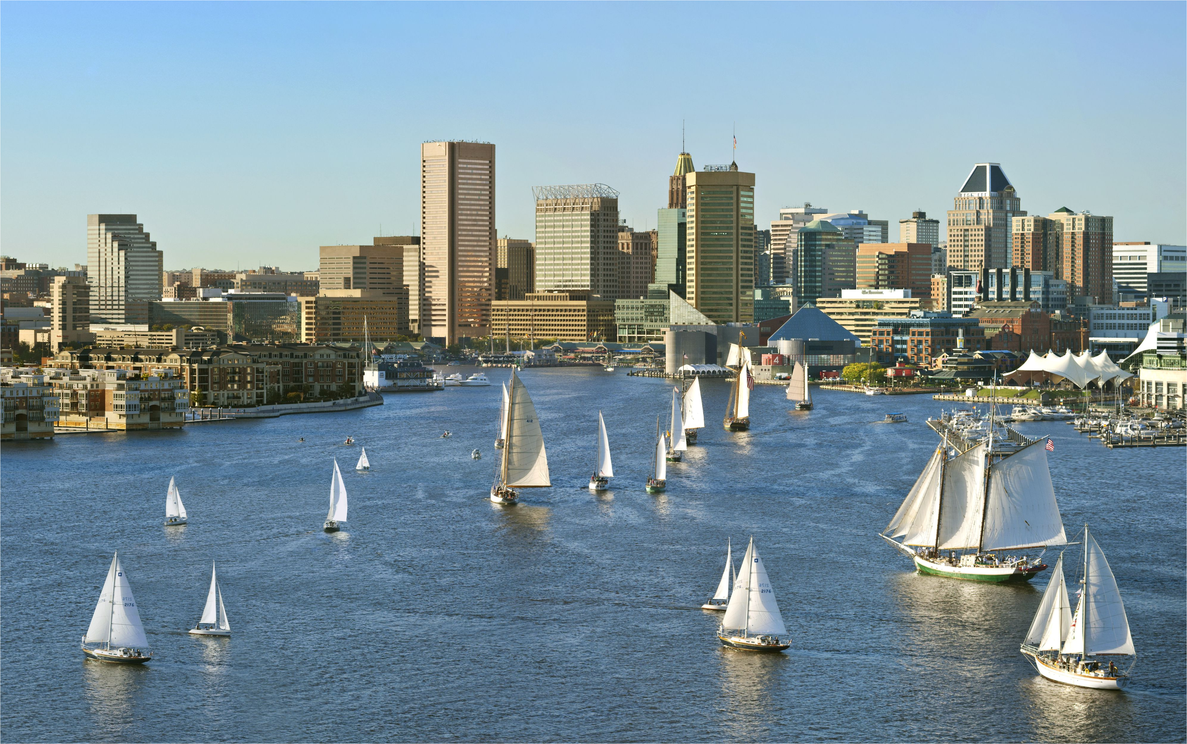 baltimore city skyline with the parade of sail 107863813 598b2c116f53ba0011322e7c jpg