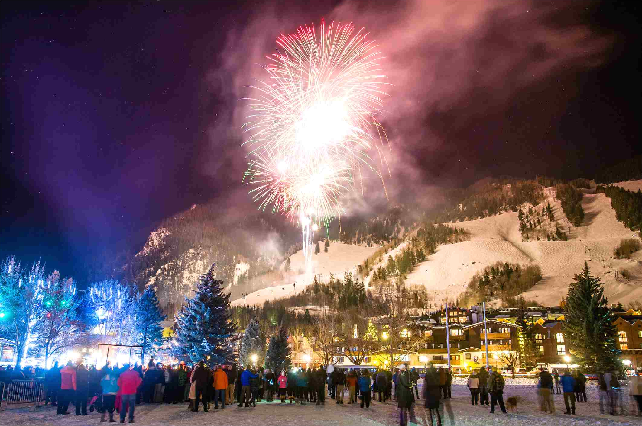 new years eve fireworks in aspen