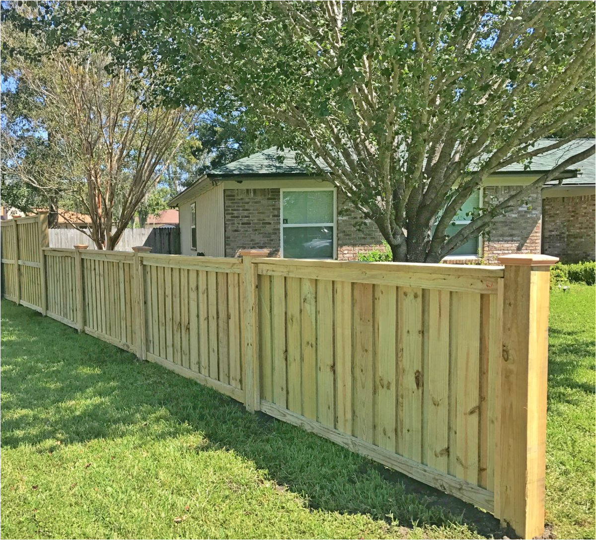 custom wood fencing built with pride