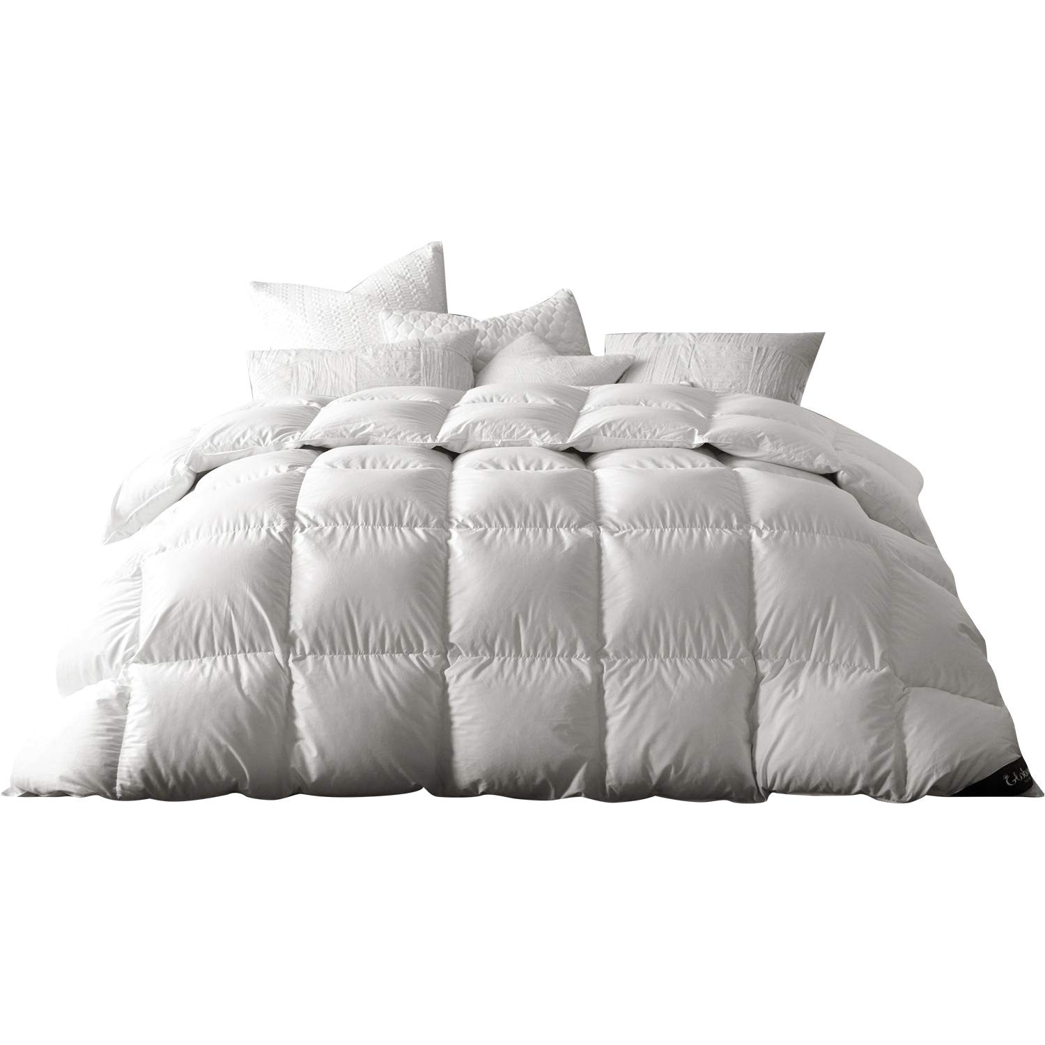 amazon com globon winter white goose down comforter king size texcote nano treated 60 oz 700 fill power 400 thread count 100 cotton shell