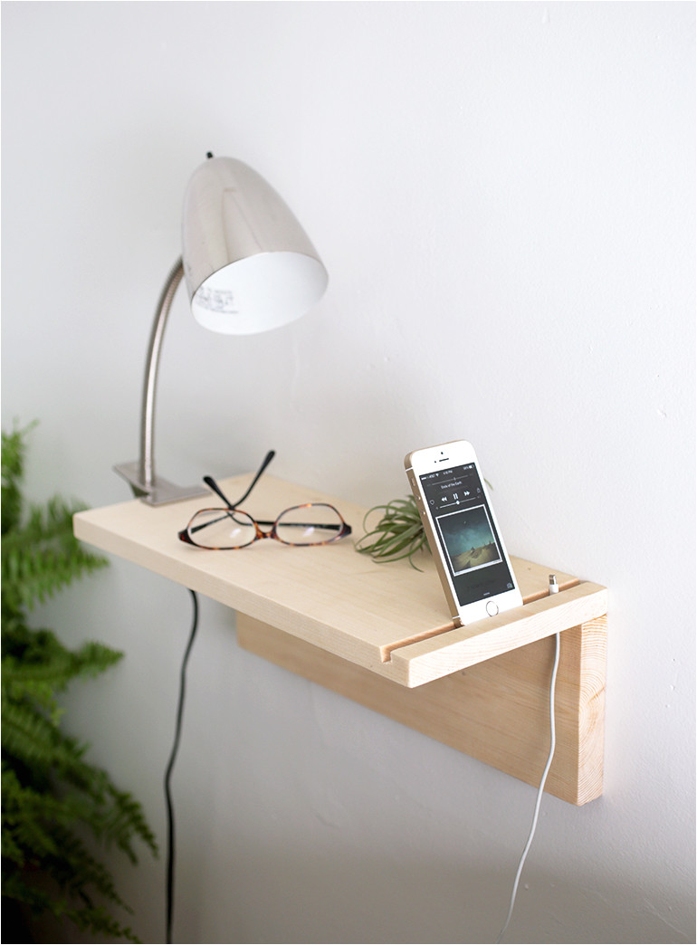 ana white diy floating nightstand featuring the merry thought feature rustic mid century modern porch light
