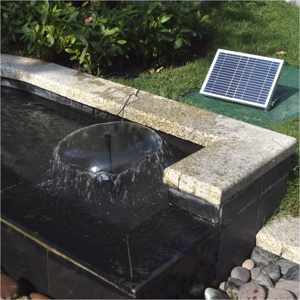 anself polycrystalline silicon 12v 5w solar brushless pump water cycle pond fountain type 3 amazon co uk garden outdoors