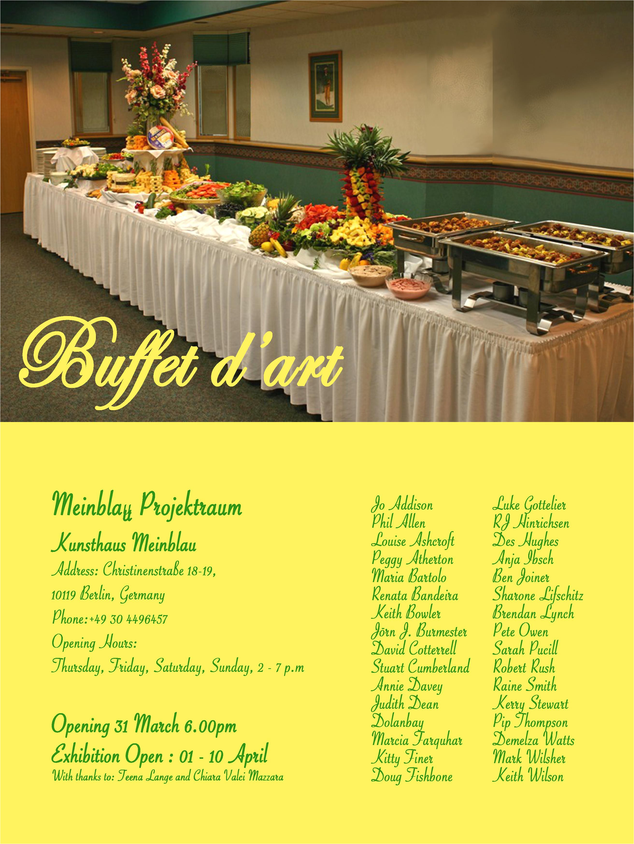 buffet d art