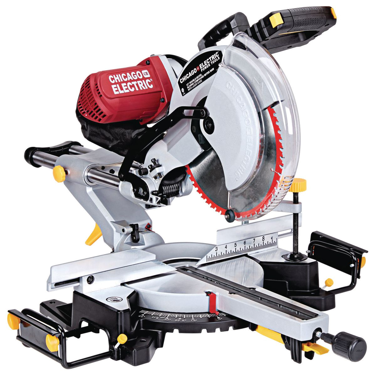 Folding Table Legs Harbor Freight 12 In Double Bevel Sliding Compound Miter Saw with Laser Guide System