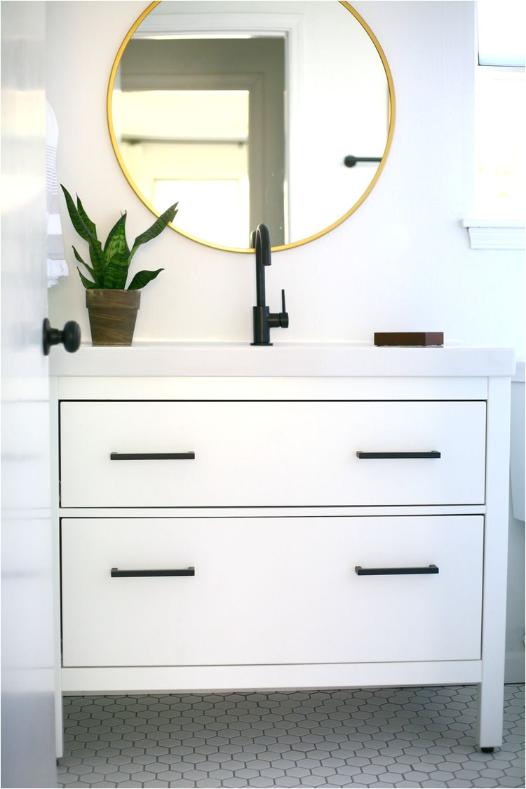 my proudest ikea hack classy modern vanity from an ikea favorite create enjoy