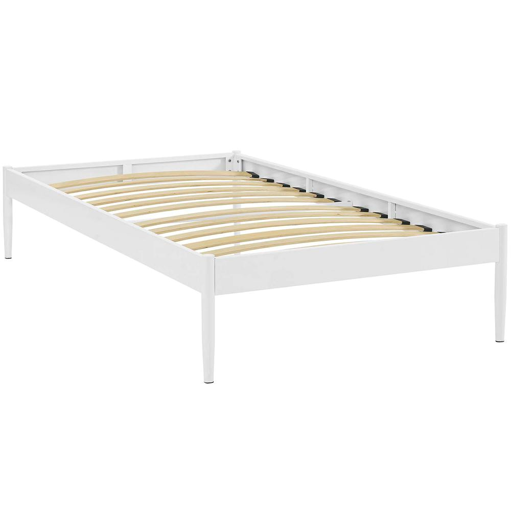 modway elsie white twin bed frame