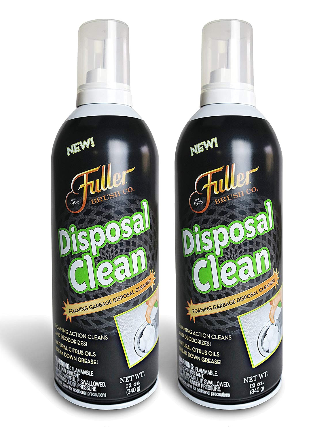 amazon com fuller brush garbage disposal cleaner foaming action fresh citrus scent 12 oz home kitchen