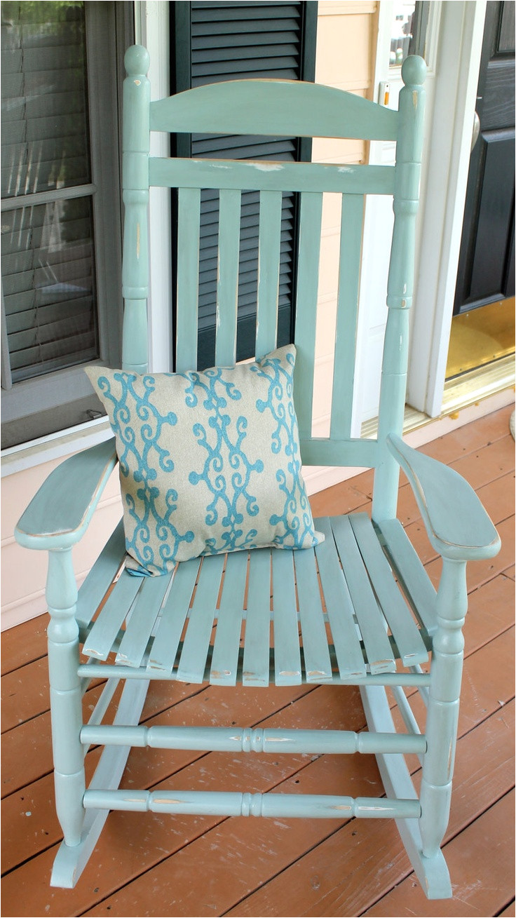 hand painted rocking chair 150 00 via etsy