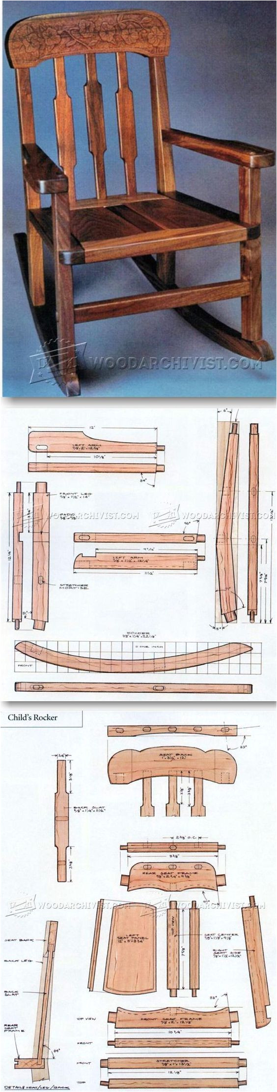 kids rocking chair plans children s furniture plans and projects woodarchivist com