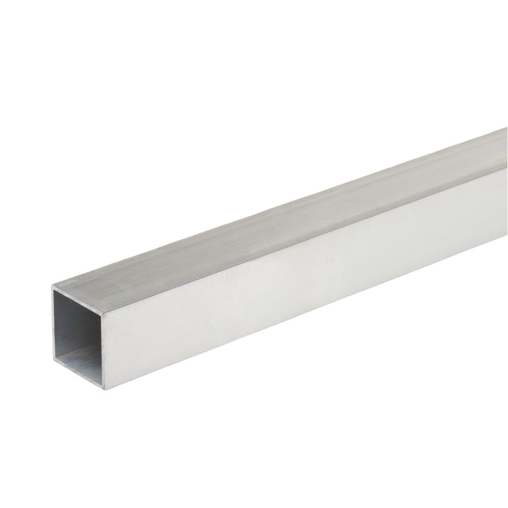 everbilt 1 in x 48 in aluminum square tube with 1 16 in