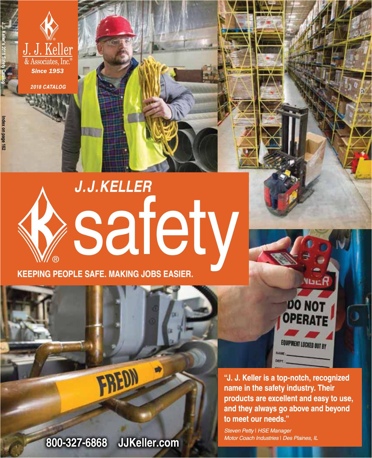 j j keller s 2018 safety catalog by j j keller associates inc issuu