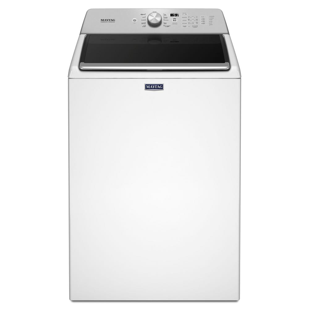 4 7 cu ft high efficiency white top load washing machine with powerwash cycle