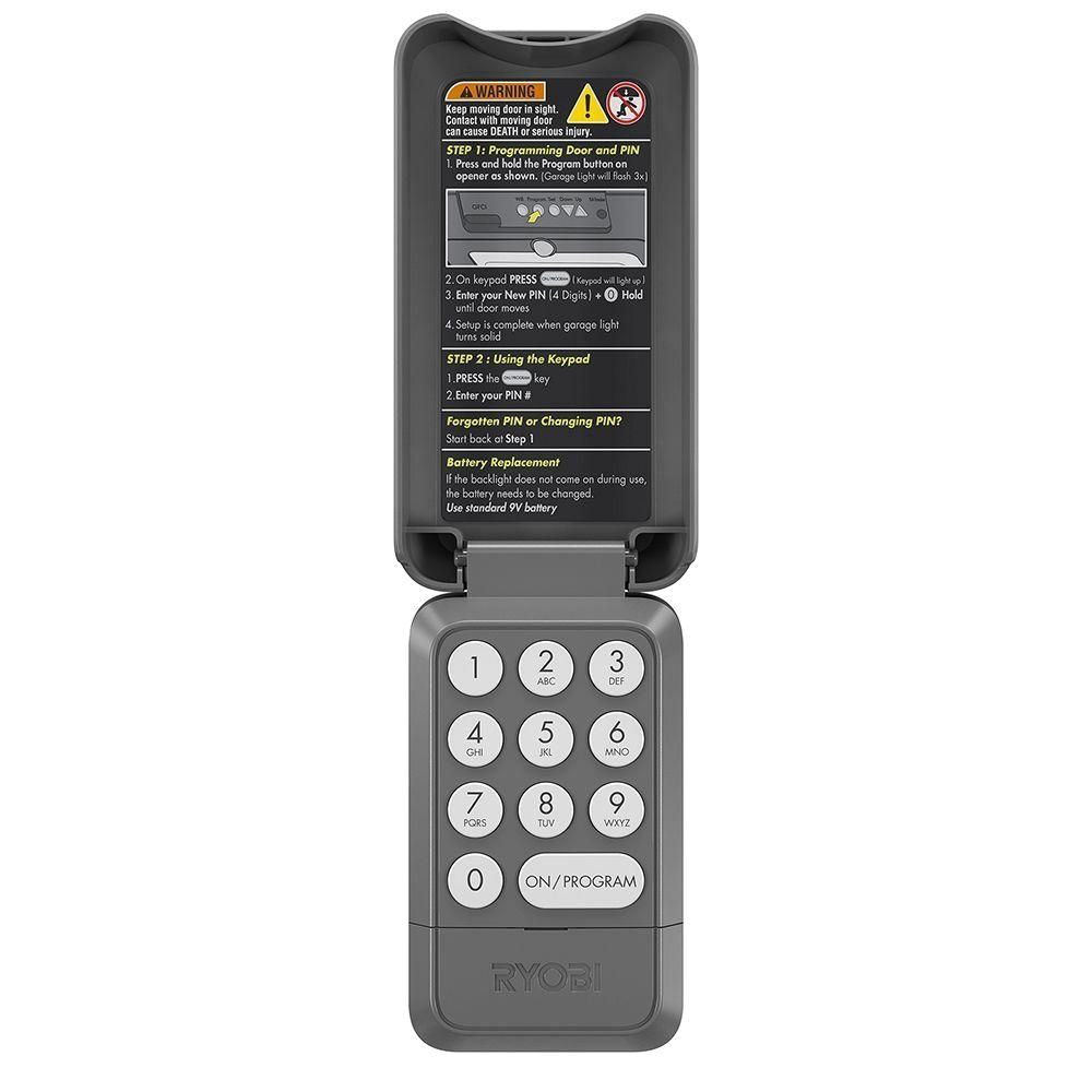 Modern Genie Garage Door Opener Keypad for Simple Design