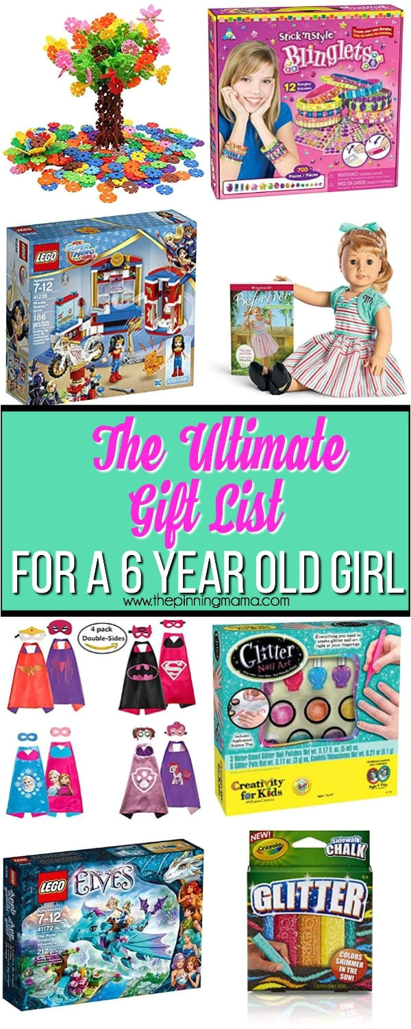 giant list of gifts for a 6 year old girl