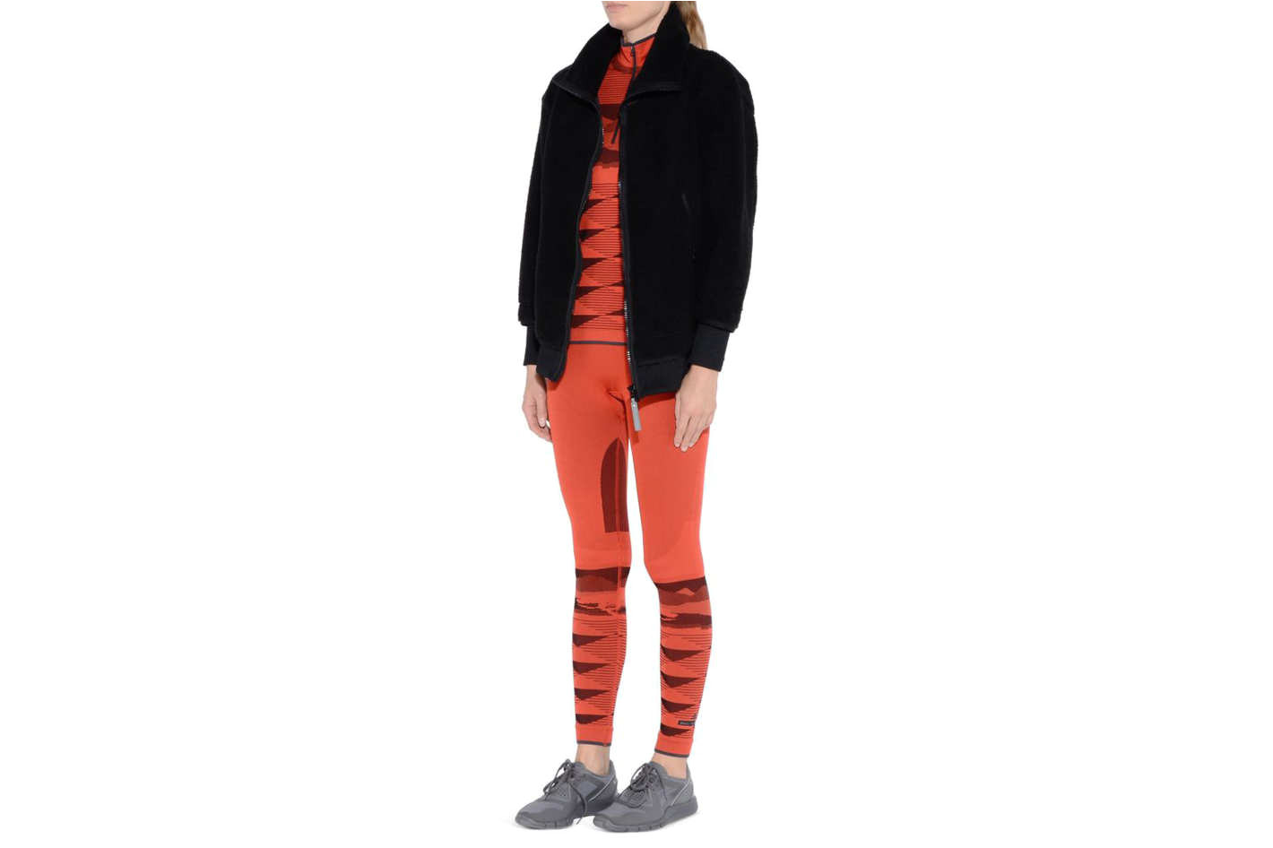 adidas by stella mccartney wintersports seamless long sleeved top