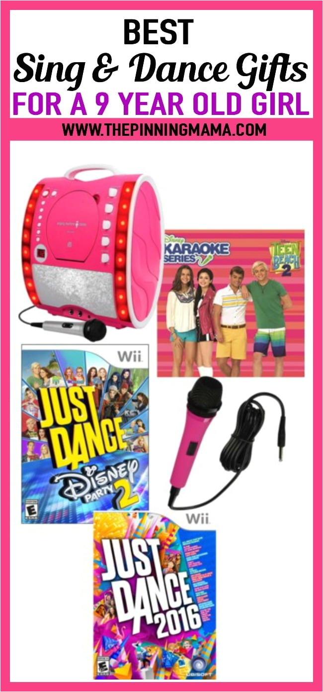 best sing and dance gift ideas for a 9 year old girl includes karaoke