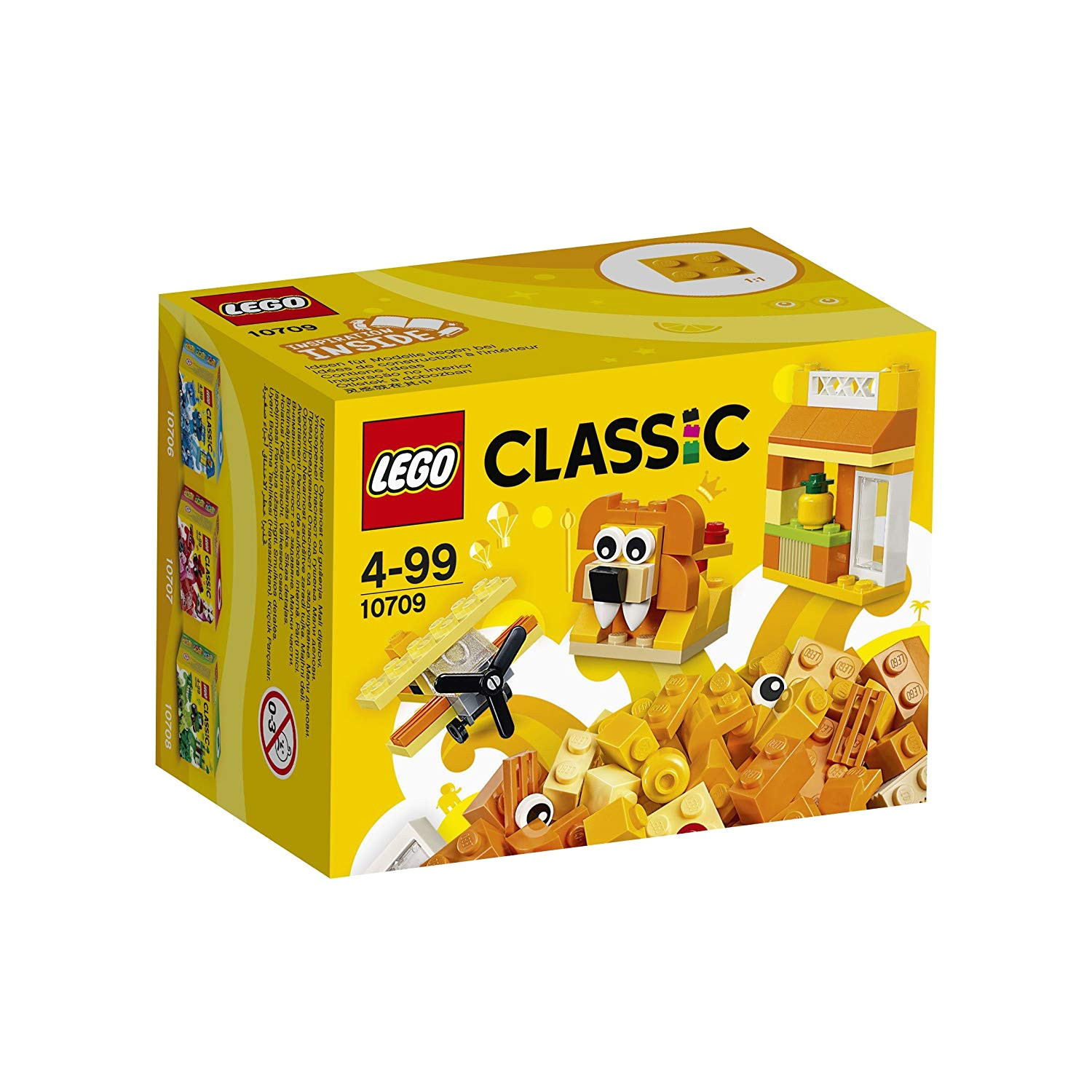 lego 10709 classic kreativ box baukasten orange amazon de amazon pantry