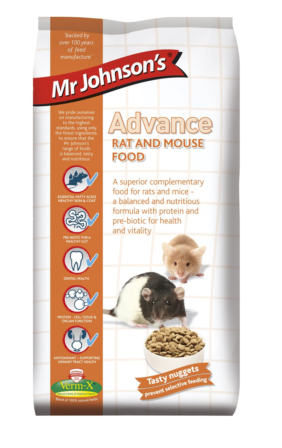 mr johnson s advance rat and mouse food 750 g amazon co uk pet supplies