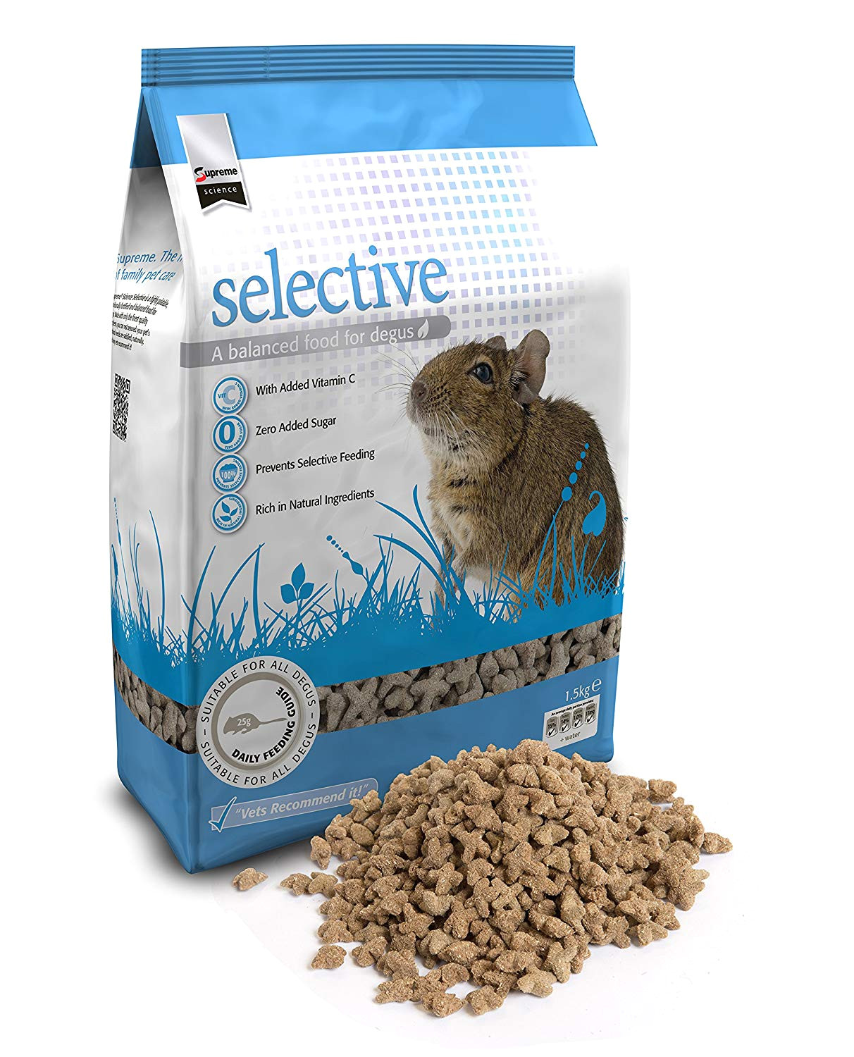 supreme petfoods science selective degu 1 5 kg amazon co uk pet supplies