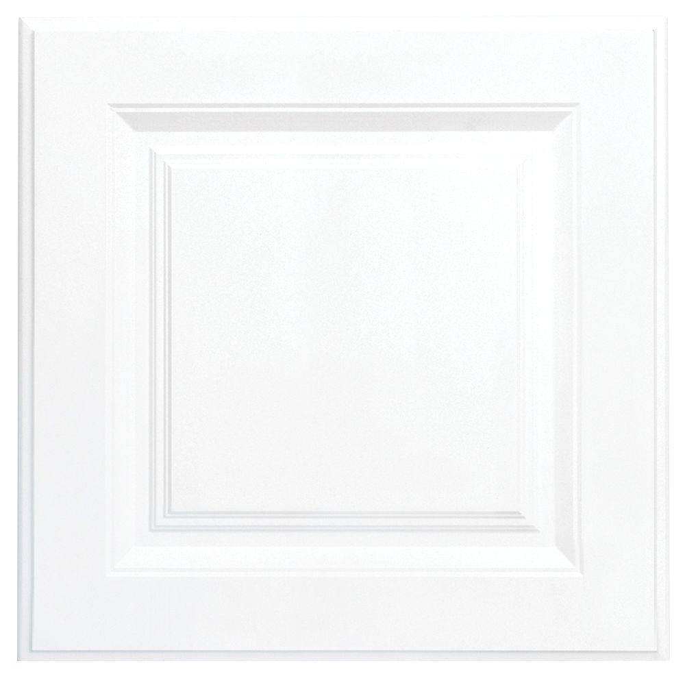 hampton bay 12 75x12 75 in cabinet door sample in hampton satin white