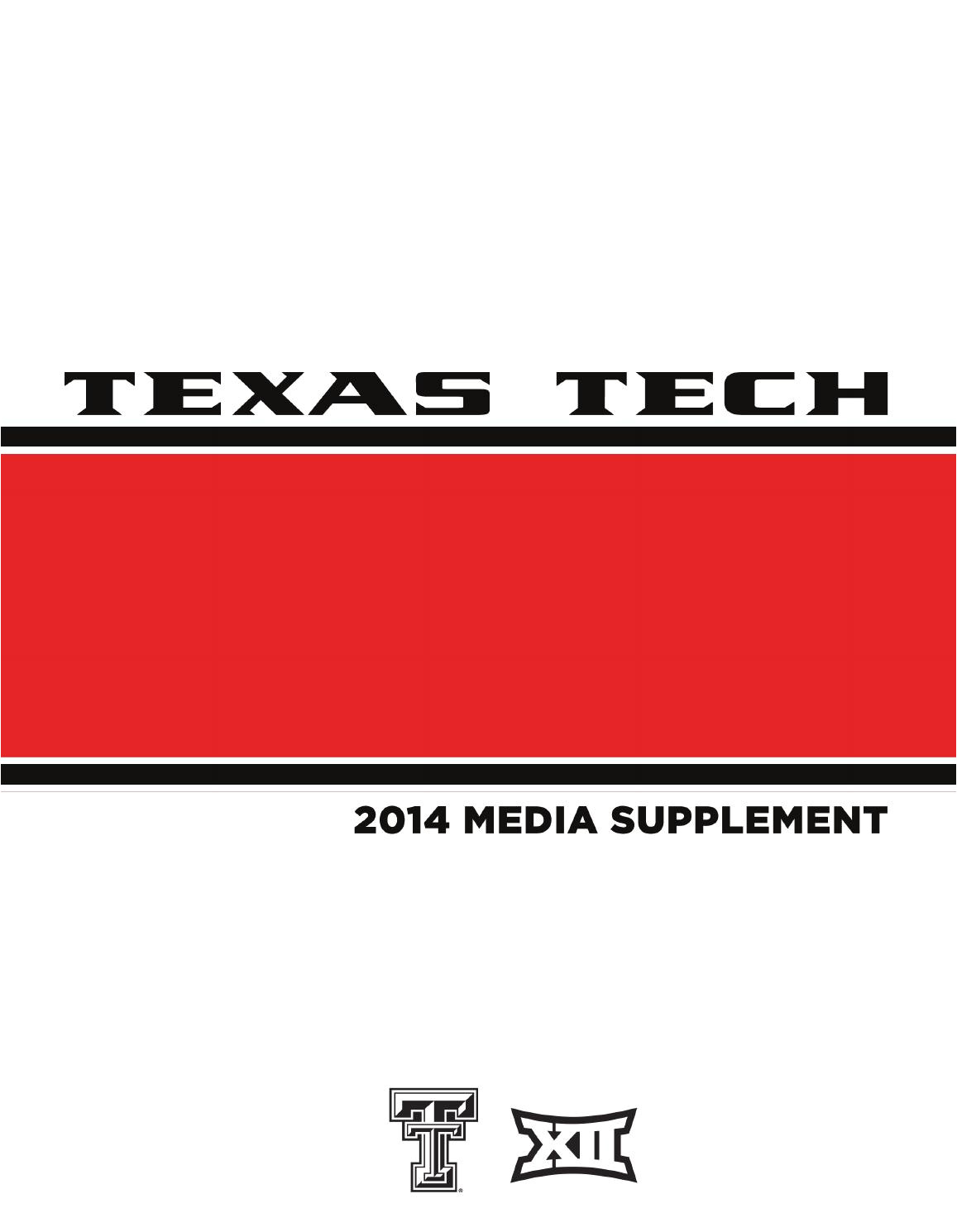 2014 texas tech football media supplement by texas tech athletics issuu